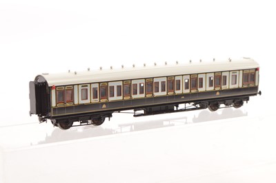 Lot 147 - A Barrie Stevenson/Brian Badger Models kitbuilt 00 Gauge LNWR 1st/3rd Slip Brake Composite 8- wheel bogie Corridor Passenger Coach No 1782