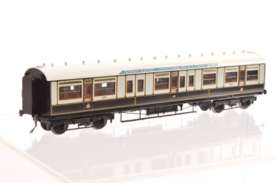 Lot 148 - A Barrie Stevenson/Brian Badger Models kitbuilt 00 Gauge LNWR 1st/3rd Composite Corridor Passenger Coach No 1897