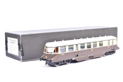 Lot 16 - Tower Models 0 Gauge GWR  chocolate and cream Passenger Diesel Railcar No 28