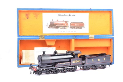 Lot 17 - Directory Series Hornby Style 0 Gauge LMS black 4-4-0 25648 'Queen of the Belgians' Locomotive and Tender