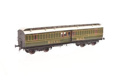 Lot 163 - A Lawrence Scale Models 00 Gauge   SR green 8-wheel Clerestory Royal Mail Van No 928