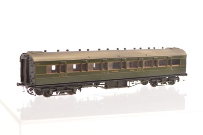 Lot 176 - A Comet or similar kitbuilt S4 Gauge Maunsell SR Olive green First/Third Corridor Coach No 5141