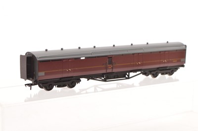 Lot 181 - A Willets Scale Models 00 Gauge BR ER maroon 8-wheel Thompson Full Brake Coach No E143E