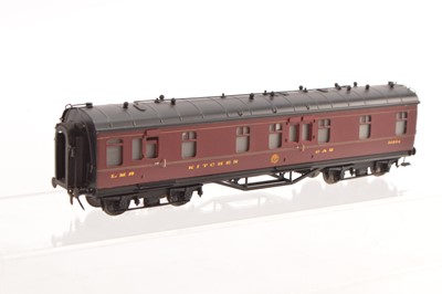 Lot 199 - Rocar 00 Gauge LMS crimson Lake Kitchen Car No 30094