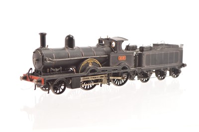 Lot 202 - GEM 00 Gauge kitbuilt LNWR lined  black Dreadnought Class 2-4-0 510 'Leviathan' Locomotive and Tender
