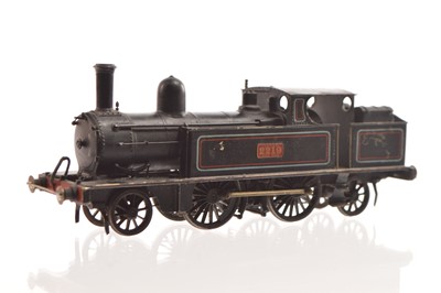 Lot 208 - Scratchbuilt P4 Gauge LNWR lined black, Webb 2-4-2T No 2219