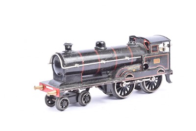 Lot 22 - Bing 0 Gauge lined black 2663 'George the Fifth' Clockwork Locomotive only