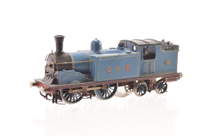 Lot 213 - DJH kitbuilt 00 Gauge Caledonian Railway blue 439 Class 0-4-4 No 444 Tank Locomotive