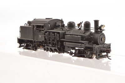 Lot 222 - The following 20 Lots are from The Pierce Carlson Collection Nakamura-Seimitsu Japan for Westside Model Company HO Gauge black Two Truck Shay No 9 Steam Locomotive