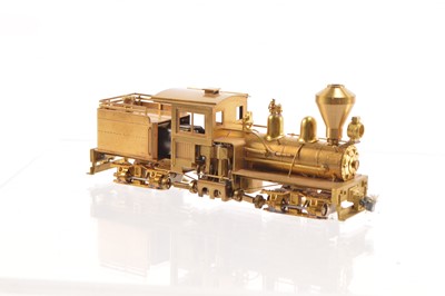 Lot 227 - Katsumi Mokeiten Japan for Westside Model Co unpainted brass HOn3 Class A 20 Ton Shay Steam Locomotive