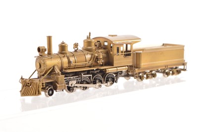Lot 232 - MGS Japan for Northwest Short Line  HO Gauge unpainted brass Sierra Railway 18 Baldwin 29790 2-8-0 Steam Locomotive and Tender