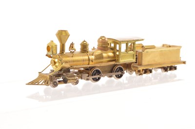 Lot 233 - Far East Distributors for Northwest Short Line HOn3 Gauge unpainted brass 4-4-0 Spartan Series Locomotive and Tender
