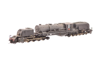Lot 246 - The following 2 South African HO Gauge lots are from the Pierce Carlson collection A DJH kitbuilt HO Gauge South African Railways black GMAM Garratt Locomotive