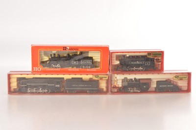Lot 276 - Rivarsossi American HO Gauge Steam locomotives (4)