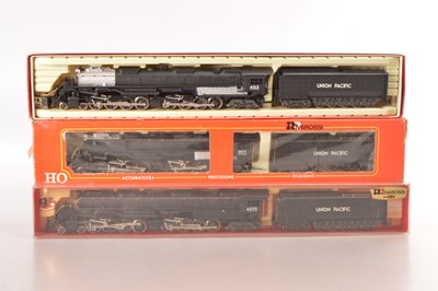 Lot 279 - Rivarossi American HO Gauge Union Pacific Steam Locomotives with Tenders (3)