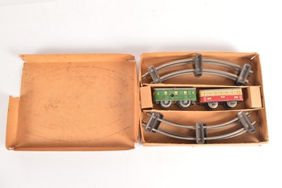 Lot 301 - Karl Bub US Zone Germany  (1945-49)  0 Gauge clockwork Train Set