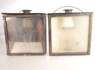 Lot 332 - Pair of Adlake Non Sweating Lanterns (2)