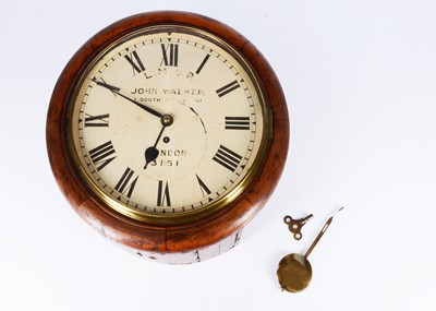 Lot 338 - LMSR Station Fusee Wall Dial Clock