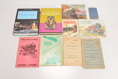 Lot 340 - Hornby and other publishers collectors books, catalogues and associated items (11)