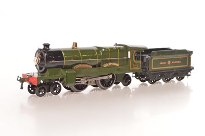 Lot 341 - Hornby 0 Gauge E320 4-4-2 Loco & Tender GWR lined green 'Caerphilly Castle'