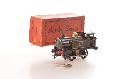Lot 348 - Hornby 0 Gauge Pre-war No.1 Tank Loco LMS Lined Black 0-4-0