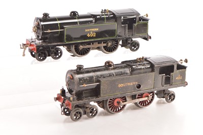 Lot 360 - Hornby 0 Gauge Pair Of No.2 Special 4-4-2 Tank Locos SR Black (2)