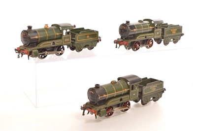 Lot 386 - Hornby 0 Gauge SR/GWR clockwork Locomotives (3)