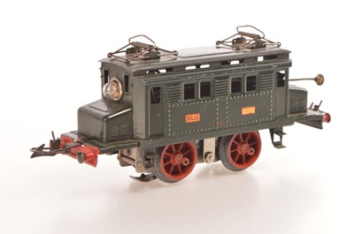 Lot 393 - Hornby 0 Gauge LE1/20 Swiss Type 0-4-0 Dark Green Electric Locomotive