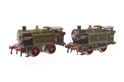Lot 409 - Hornby 0 Gauge pair of GWR 0-4-0 Tank Locomotives (2)