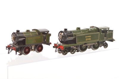 Lot 413 - Hornby 0 Gauge SR 4-4-2 & 0-4-0 Tank Locomotives (2)