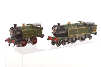 Lot 415 - Hornby 0 Gauge GWR 4-4-2 & 0-4-0 Tank Locomotives (2)