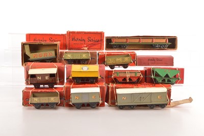 Lot 426 - Hornby 0 Gauge Mixed Group of Goods Rolling Stock (13)