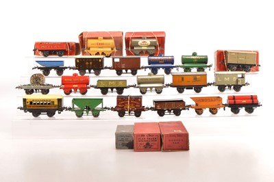 Lot 427 - Hornby 0 Gauge Mixed Group of Passenger & Goods Rolling Stock (23)