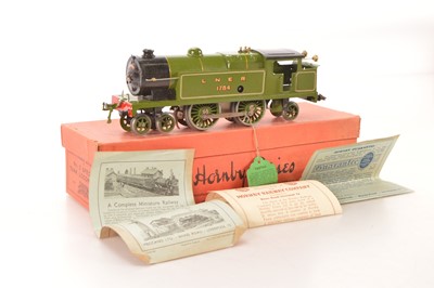 Lot 442 - Hornby 0 Gauge No.2 4-4-2 Special Tank Loco LNER green