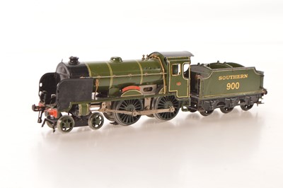 Lot 445 - Hornby 0 Gauge E420 4-4-0 Loco & Tender SR Schools "Eton"