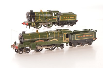Lot 446 - Hornby 0 Gauge pair of GWR Clockwork Locomotives (2)
