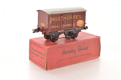 Lot 456 - Hornby 0 Gauge 'Palethorpes' Private owner Van
