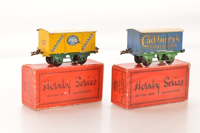 Lot 457 - Hornby 0 Gauge pair of Private owner Vans (2)