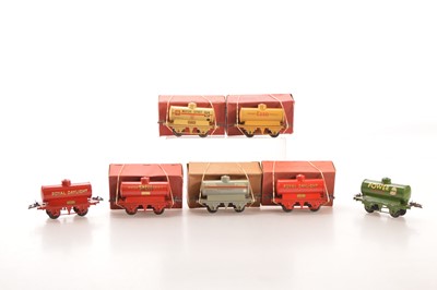 Lot 458 - Hornby 0 Gauge group of Petrol Tankers (7)