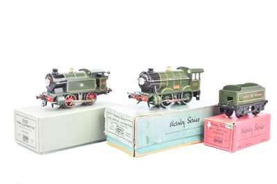 Lot 47 - Hornby 0 Gauge Electric  GWR green Tank and Tender Locomotives