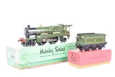Lot 48 - Hornby 0 Gauge Electric GWR green E3204-4-2 4073 'Caerphilly' Locomotive and Tender