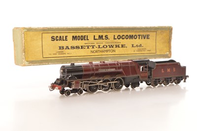 Lot 474 - A restored Bassett Lowke 0 Gauge LMS 4-6-2 "Duchess of Montrose" 3 Rail Electric 5613/0 Locomotive & tender