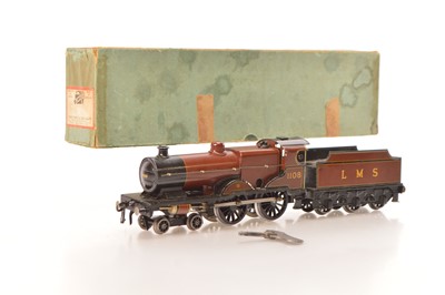 Lot 491 - Bassett Lowke 0 Gauge 4-4-0 Loco & Tender LMS maroon 'Compound'