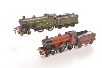Lot 498 - Bassett Lowke /Bing 0 Gauge pair of clockwork Locomotives (2)
