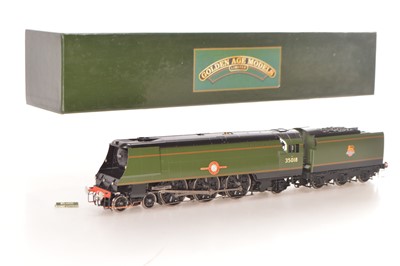 Lot 509 - Golden Age Models Limited O Gauge Merchant Navy Class 8P 4-6-2 Locomotive "British India Line" No. 35018