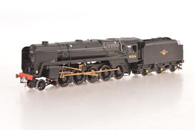 Lot 513 - Kit built 0 Gauge 2-10-0 Loco & Tender BR black class 9F