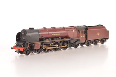 Lot 514 - David Andrews (2001) Kit built 0 Gauge 4-6-2 Loco & Tender BR lined maroon Coronation class 'City of Nottingham'