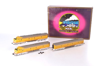 Lot 516 - MTH 0 Gauge Union Pacific EMD E-8 ABA Diesel Set w/Proto-Sound 20-2208-1 