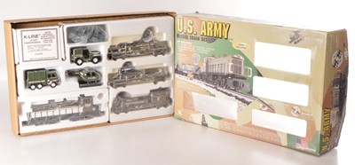 Lot 519 - Lionel 0 Gauge U S Army Diesel Train Set K - 1127