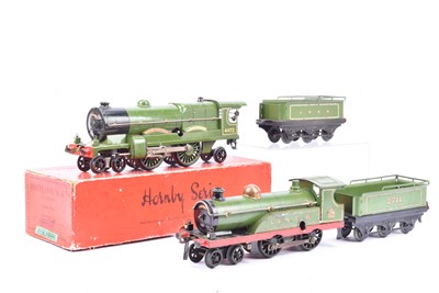 Lot 53 - Hornby 0 Gauge Clockwork LNER green Tender Locomotives